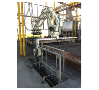 Automatic production palletizing line specialzed for activated carbon industry